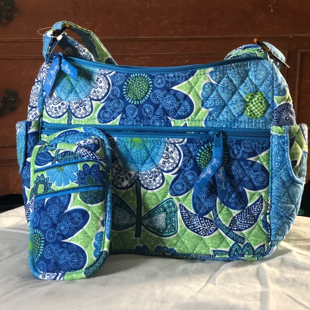 Verabradley crossbody bag with eyeglass case